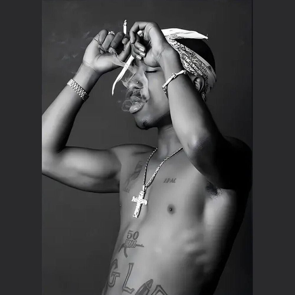 Tupac Shakur Canvas Art Print 23.62" X 15.75" New! Art:Art Prints Style Your Walls